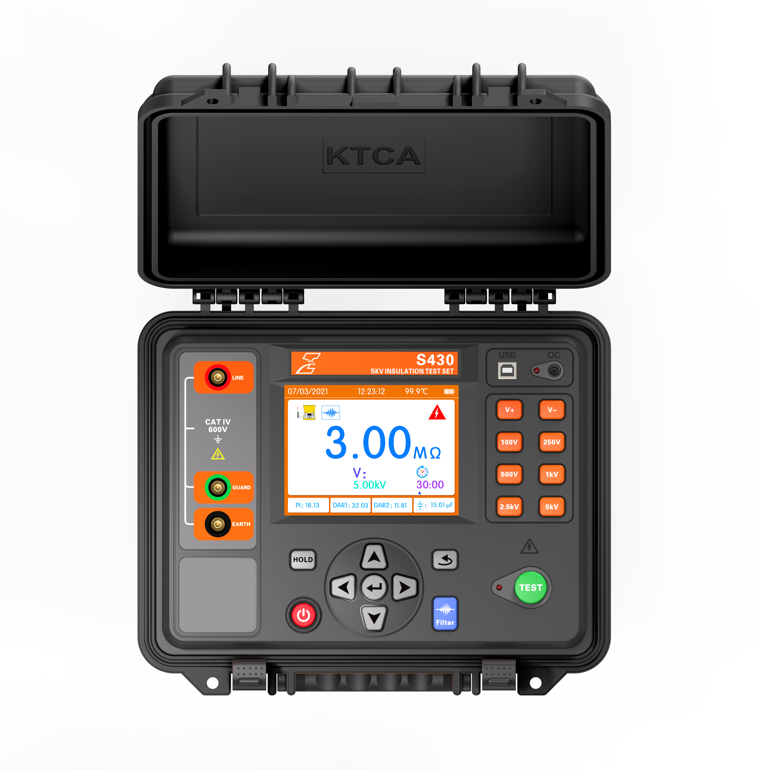 High voltage cable test and diagnostic equipment